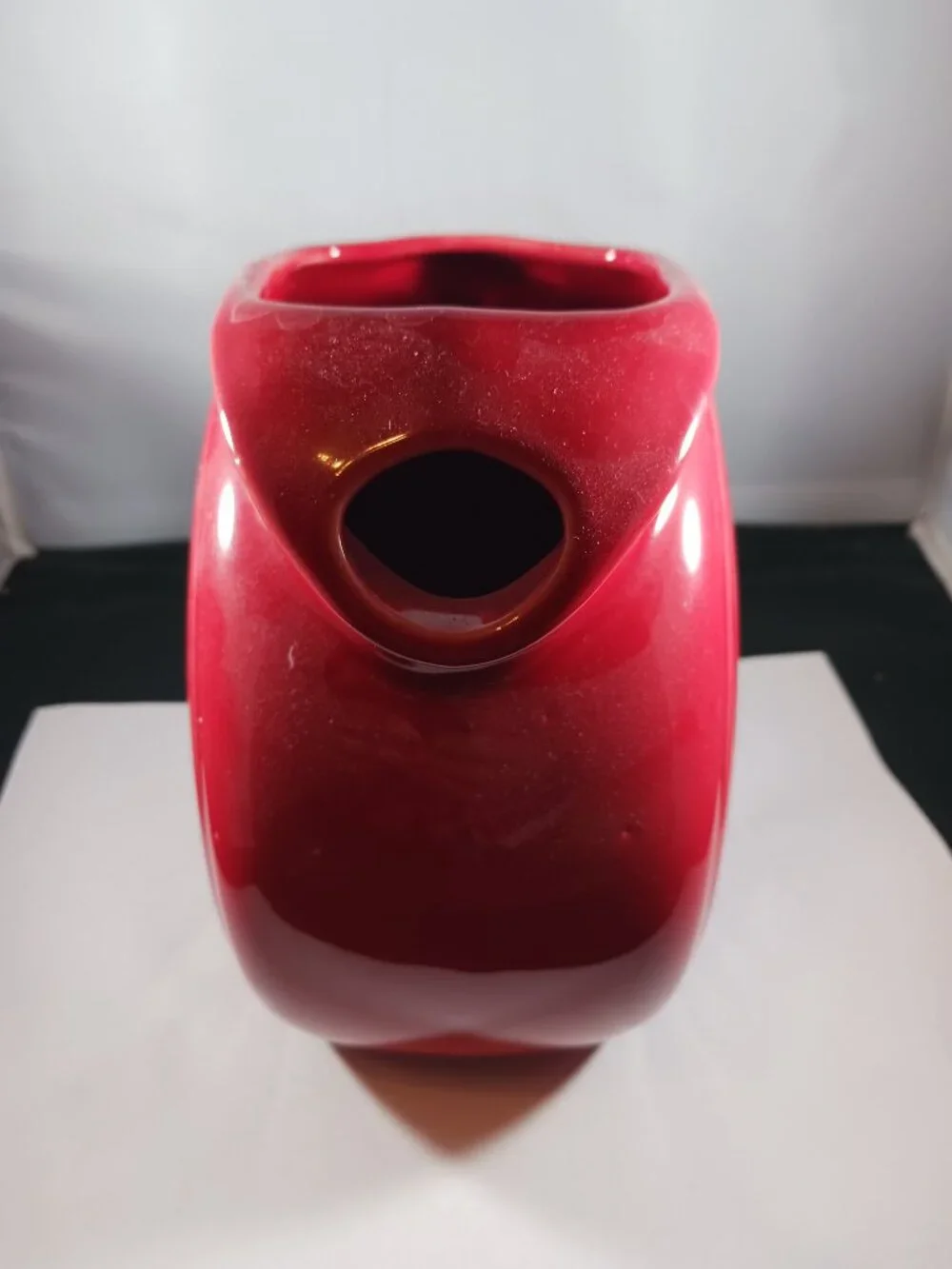 Fiestaware Scarlet Red Large Disc Pitcher 67oz Homer Laughlin